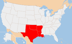 west south central Carte